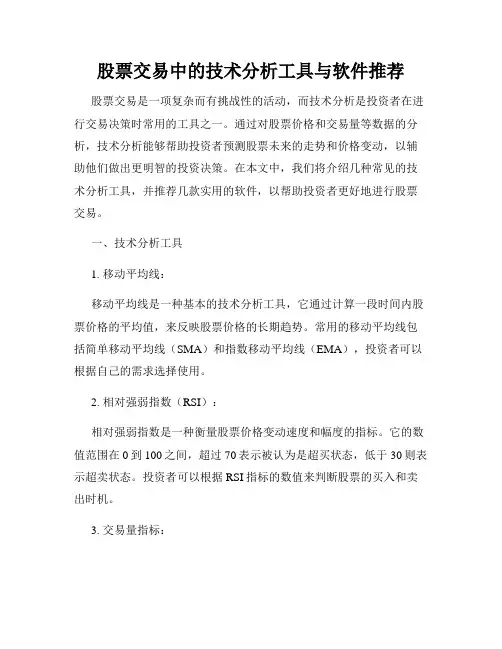 股票交易中的技术分析工具与软件推荐