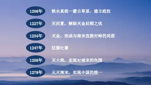 七年级历史下册教学课件《元朝的统治》