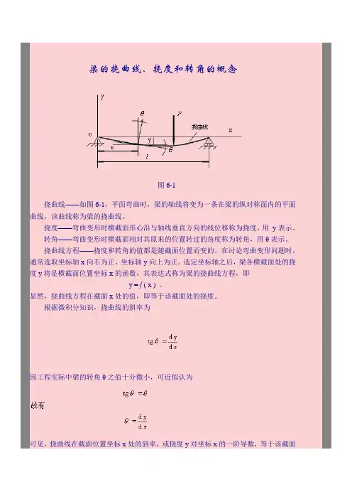 梁的挠度