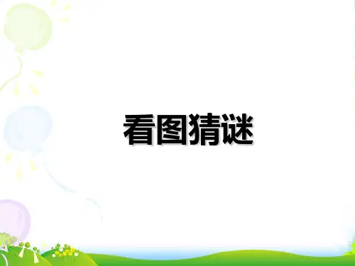 看图猜谜语大全-课件