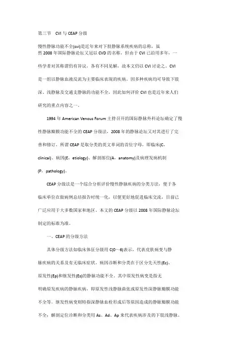 CEAP分级