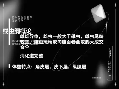 线虫总论蛔虫