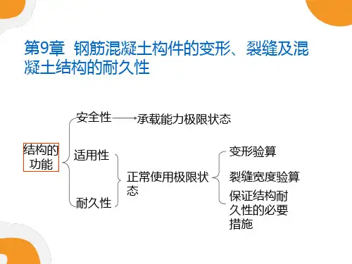 钢筋混凝土构件的变形裂缝及混凝土结构的耐久性