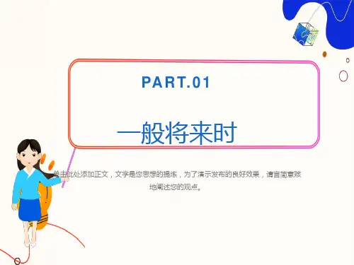 一般将来时复习课件