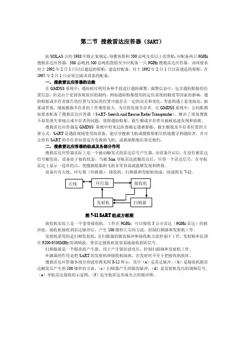 搜救雷达应答器(SART)