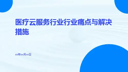 医疗云服务行业行业痛点与解决措施ppt