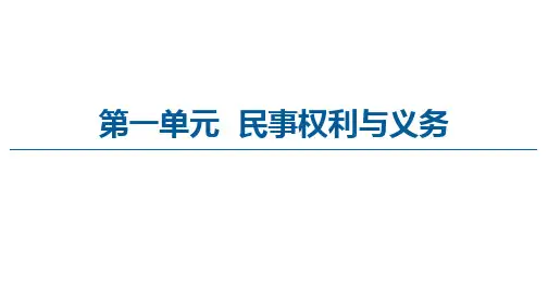 高中政治统编版《法律与生活》参考课件3