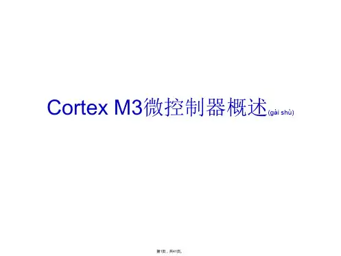 Cortex-M3微控制器概述(共41张)