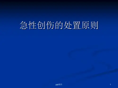 急性创伤  ppt课件