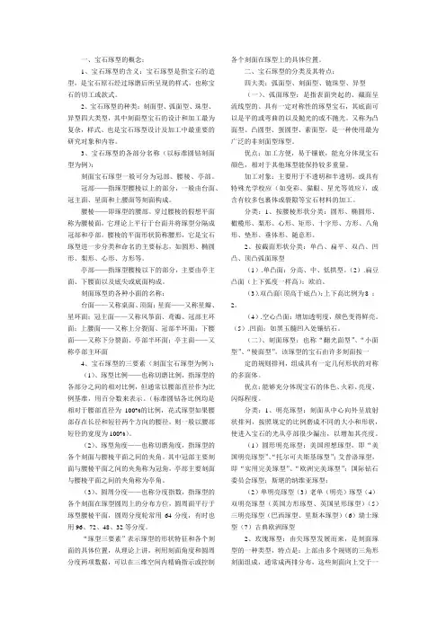 珠宝琢型设计与加工