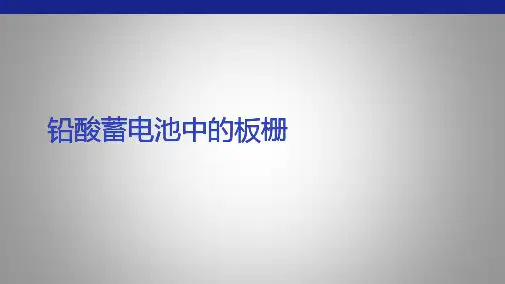 铅酸蓄电池板栅