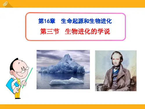 《生物进化的学说》PPT