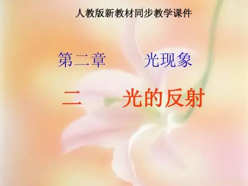 人教版《2.2光的反射》ppt+flash课件