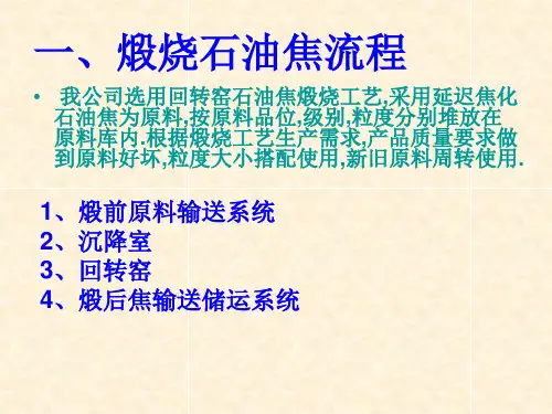 精选煅烧设备工艺及操作规程