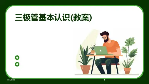 2024版三极管基本认识(教案)