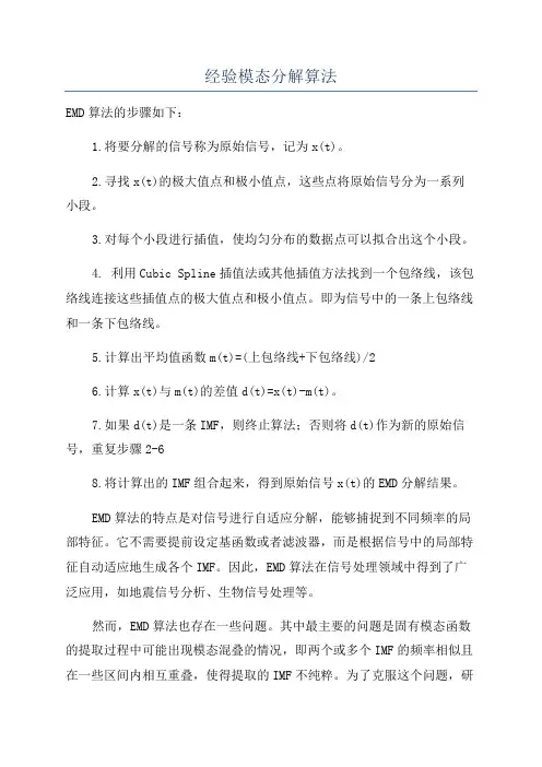 经验模态分解算法