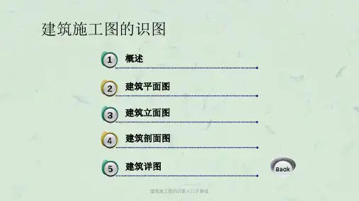 建筑施工图的识图入门于基础课件