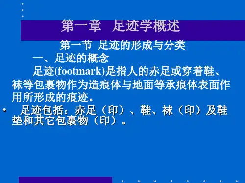 足迹研究课件