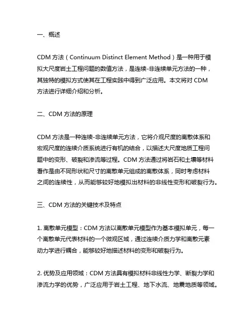 cdem——连续-非连续单元方法