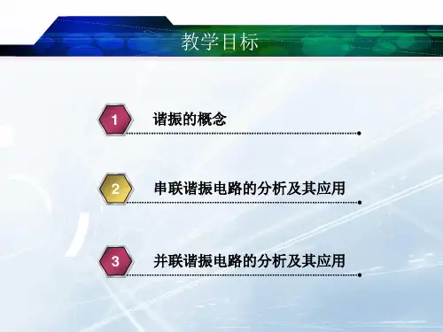 串联及并联谐振电路分析及应用ppt课件