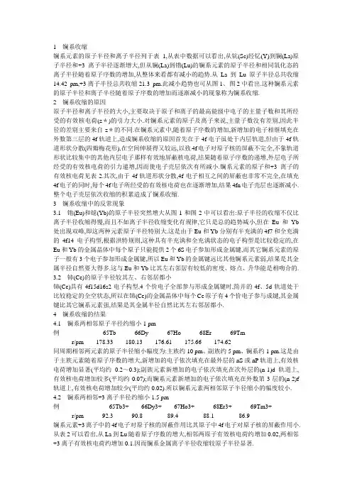 镧系收缩