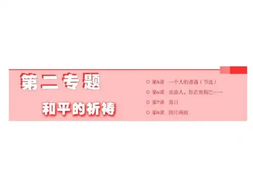 一个人的遭遇ppt实用课件54(课件+课时跟踪检测+教学案,3份打包)