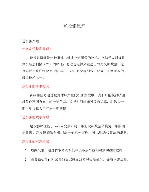 逆投影原理