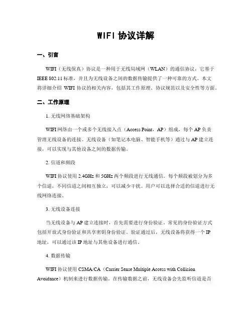 WIFI协议详解