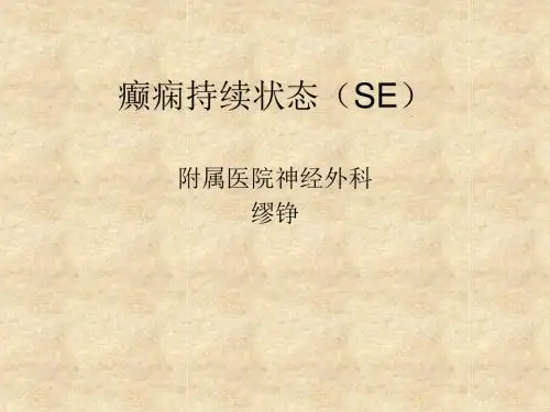 癫痫持续状态-指南、认识归纳