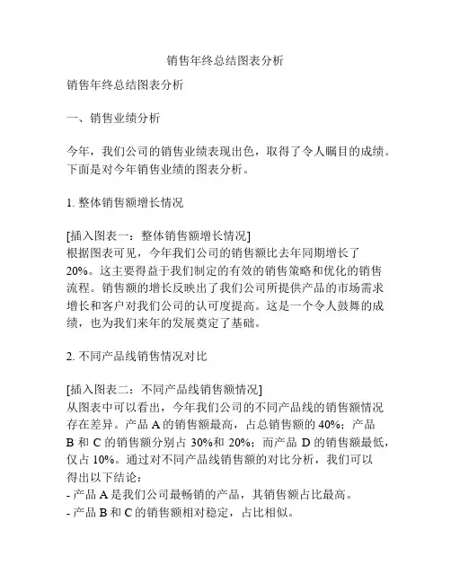 销售年终总结图表分析
