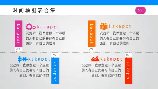 最全时间轴图表PPT模板二