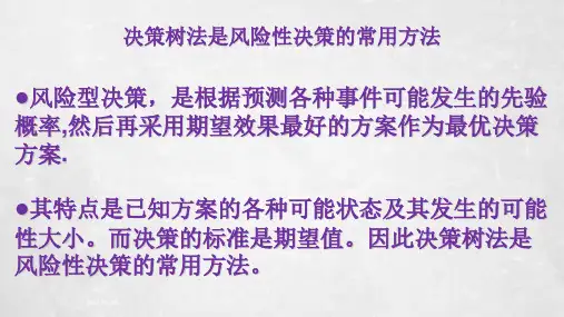 决策树法PPT课件