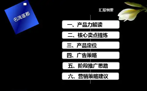 江西南昌名流逐郡楼盘项目整合营销推广策略方案.