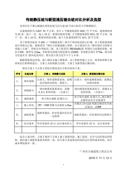 5、传统静压桩与新型液压锤击桩对比分析及选型11.12