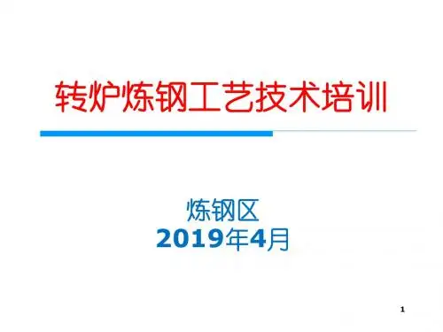 转炉炼钢技术培训-文档资料