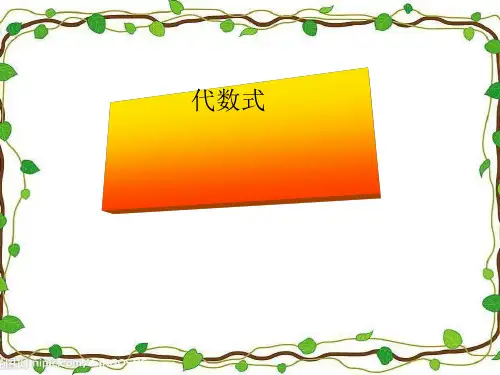 《代数式》PPT课件