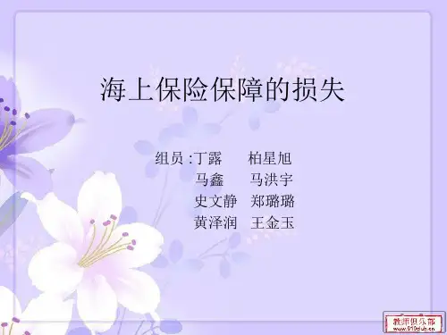 海上保险保障的损失