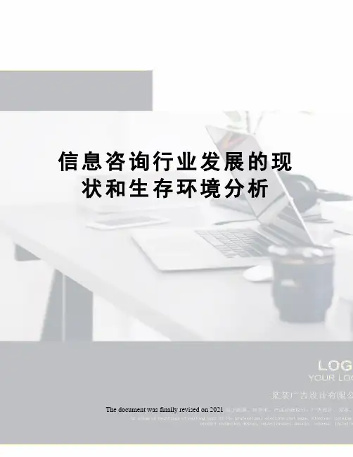 信息咨询行业发展的现状和生存环境分析