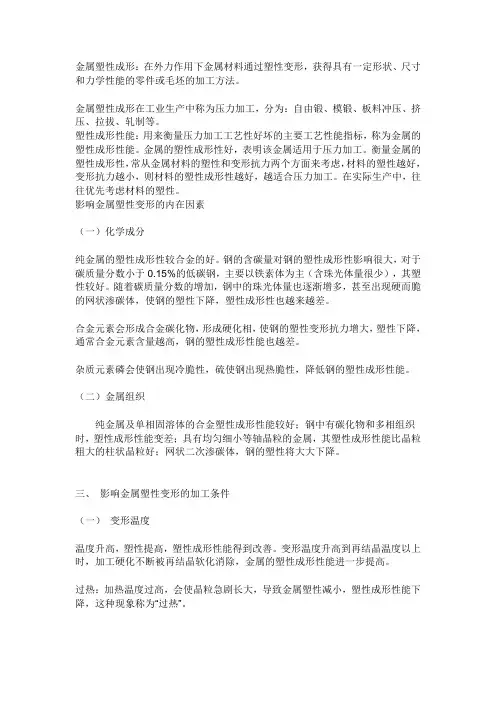 金属塑性成形