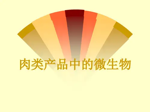 肉类产品中的微生物