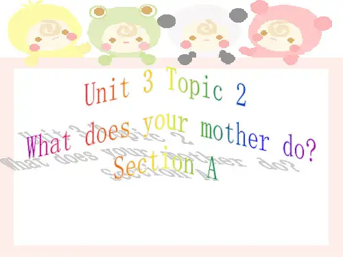 仁爱版七年级上册Uni-Toic-SectionA课件