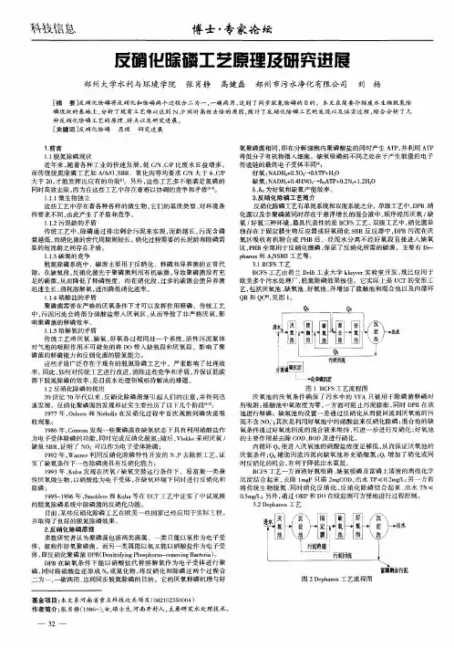 反硝化除磷工艺原理及研究进展