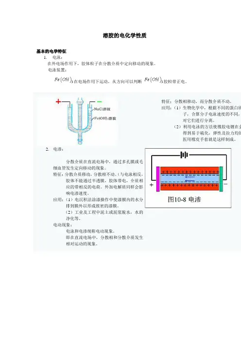 溶胶的电化学性质
