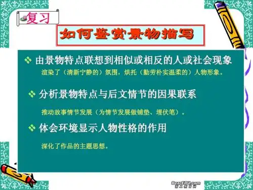 《荷花淀》课件(第2课时)