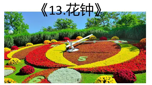 《花钟》ppt课件