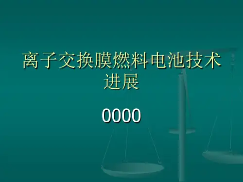 离子交换膜燃料电池技术进展