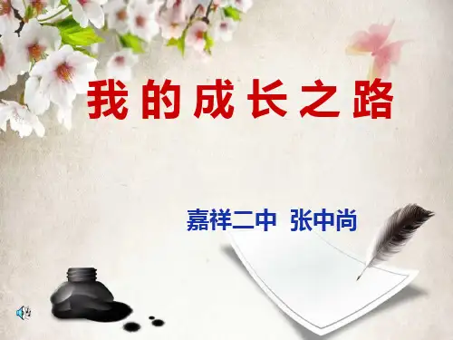 名师的成长之路ppt课件