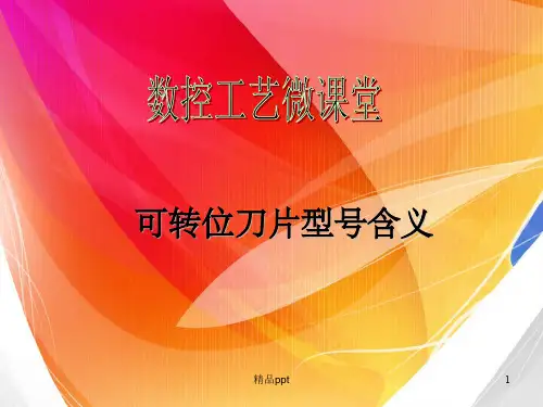 数控车床刀片型号含义