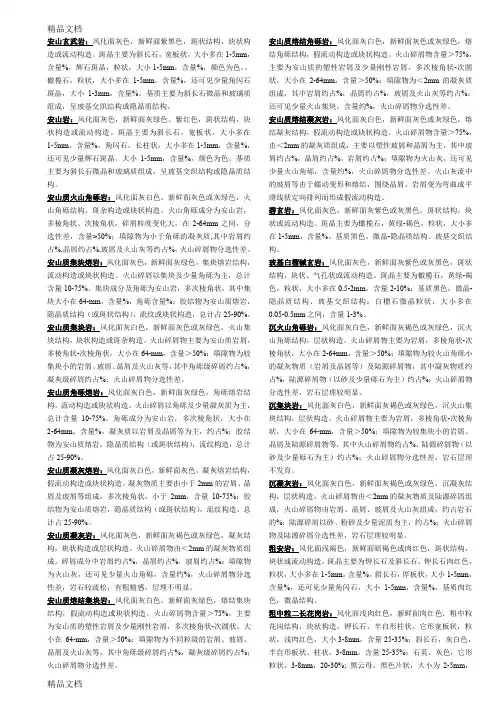 (整理)岩石描述1.