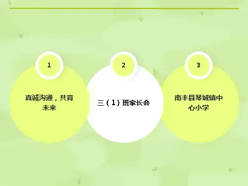 家长会优秀课件ppt